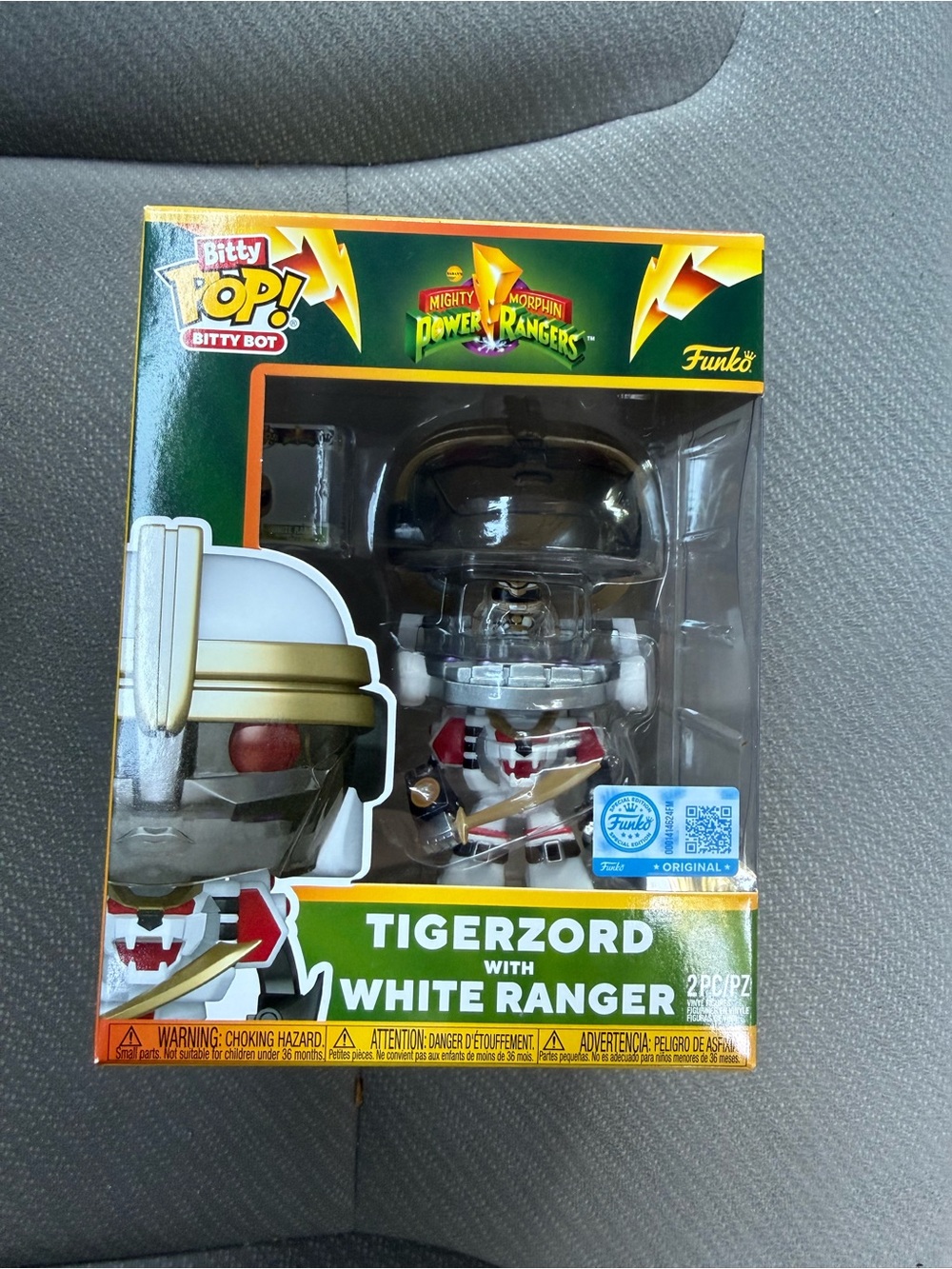 Funko Bitty Pop! Mighty Morphin Power Rangers Tigerzord with White Ranger